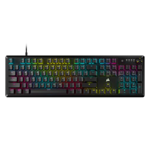 Corsair K70 CORE RGB Mechanical Gaming Keyboard, USB, Red Linear Switches, Sound Dampening, Rotary Dial, Aluminium Top Plate, Black Corsair K70 CORE RGB Mechanical Gaming Keyboard, USB, Red Linear Switches, Sound Dampening, Rotary Dial, Aluminium Top Plate, Black